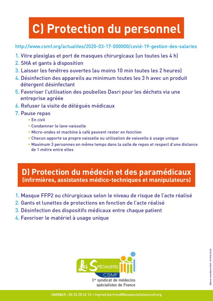 COVID-19 fiche 4 précautions